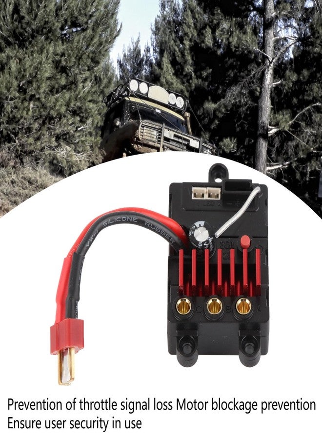 Topyond RC Integrated Brushless ESC Plastic 35A 2S Portable Speed Controller, RC Speed Controller for SCY 16101/16102/16103/16201PRO 1/16 RC Car - Image 3